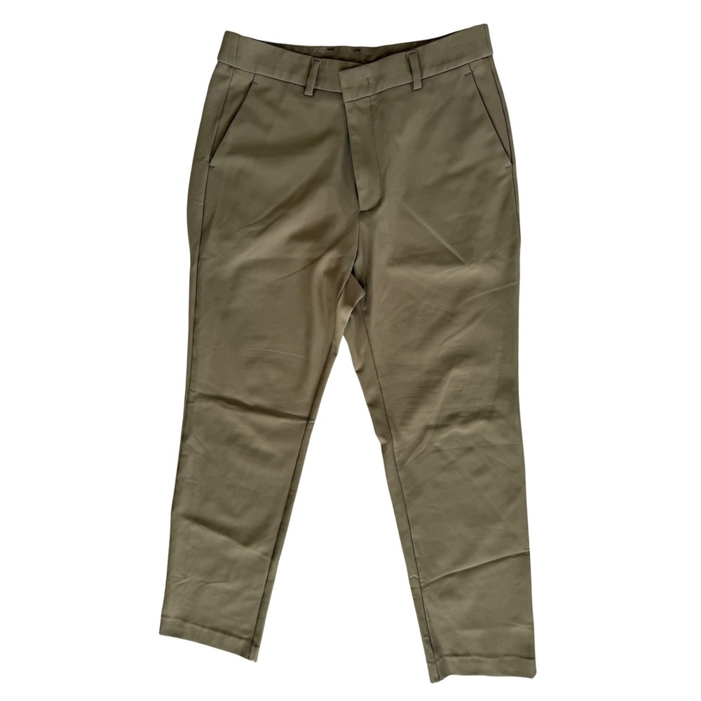 Andar Mens Fleece Lined Trousers Dress Pants Large Tan Outdoor Comfy Warm Work